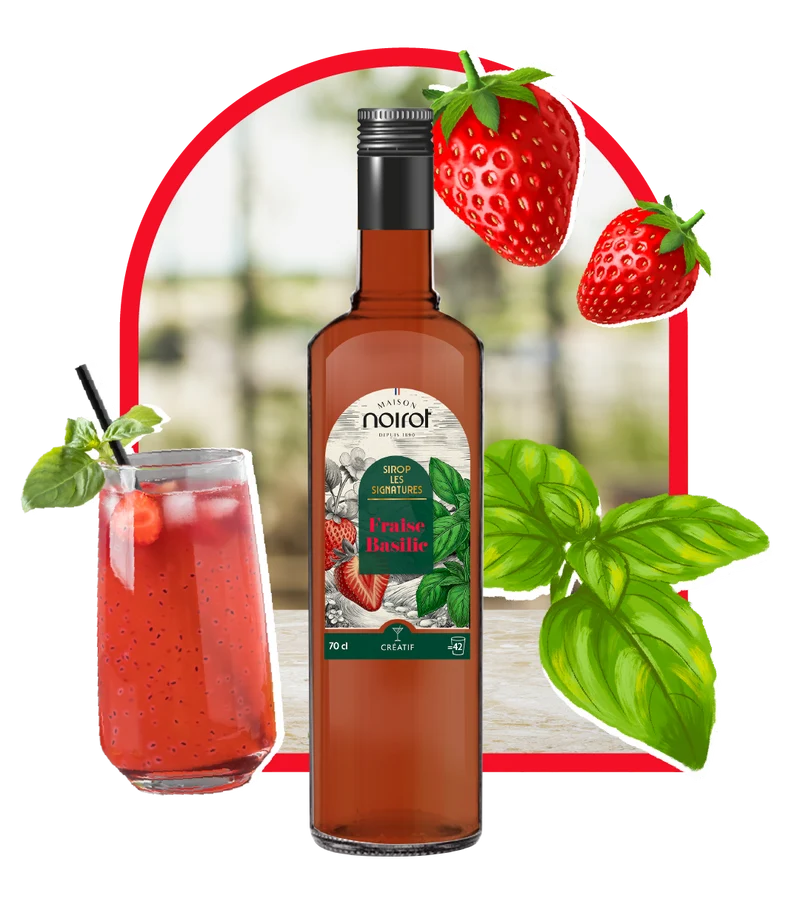 SIROP FRAISE BASILIC