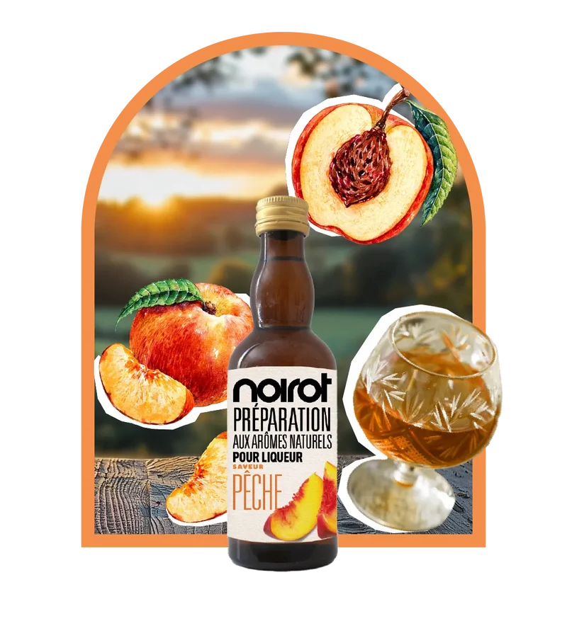 KIT LIQUEUR ARÔME PÊCHE