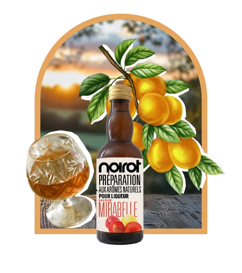 KIT LIQUEUR ARÔME MIRABELLE