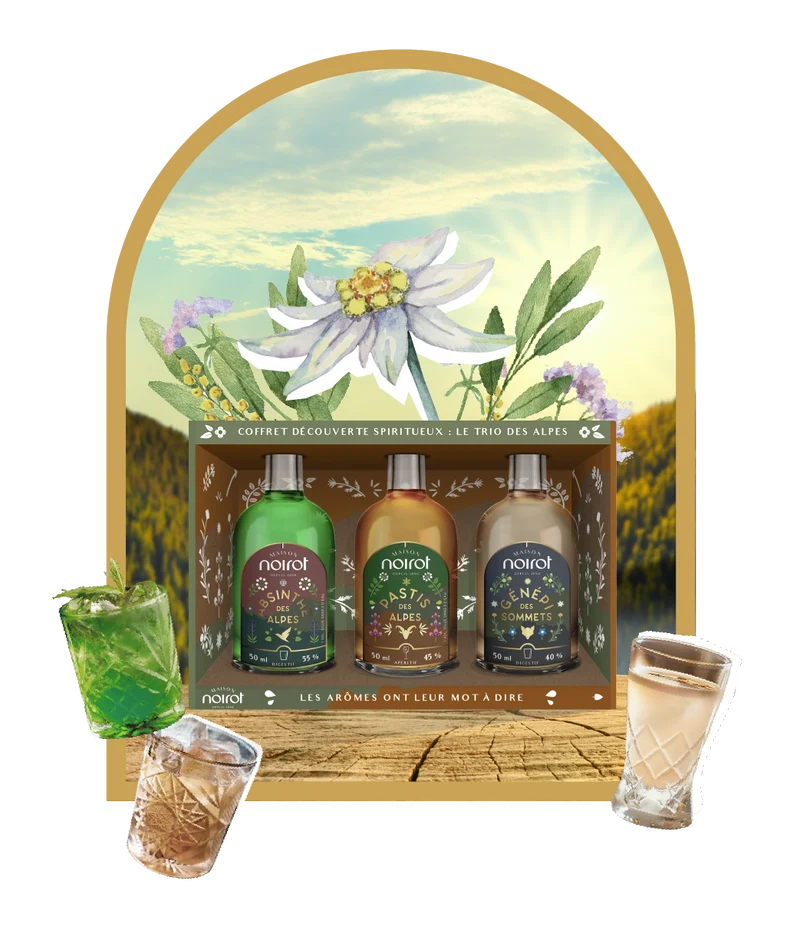 Coffret de mignonettes Trio des Alpes