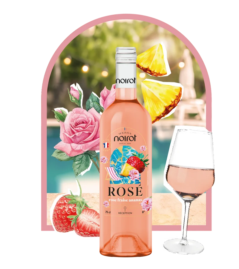 ROSÉ ROSE FRAISE ANANAS