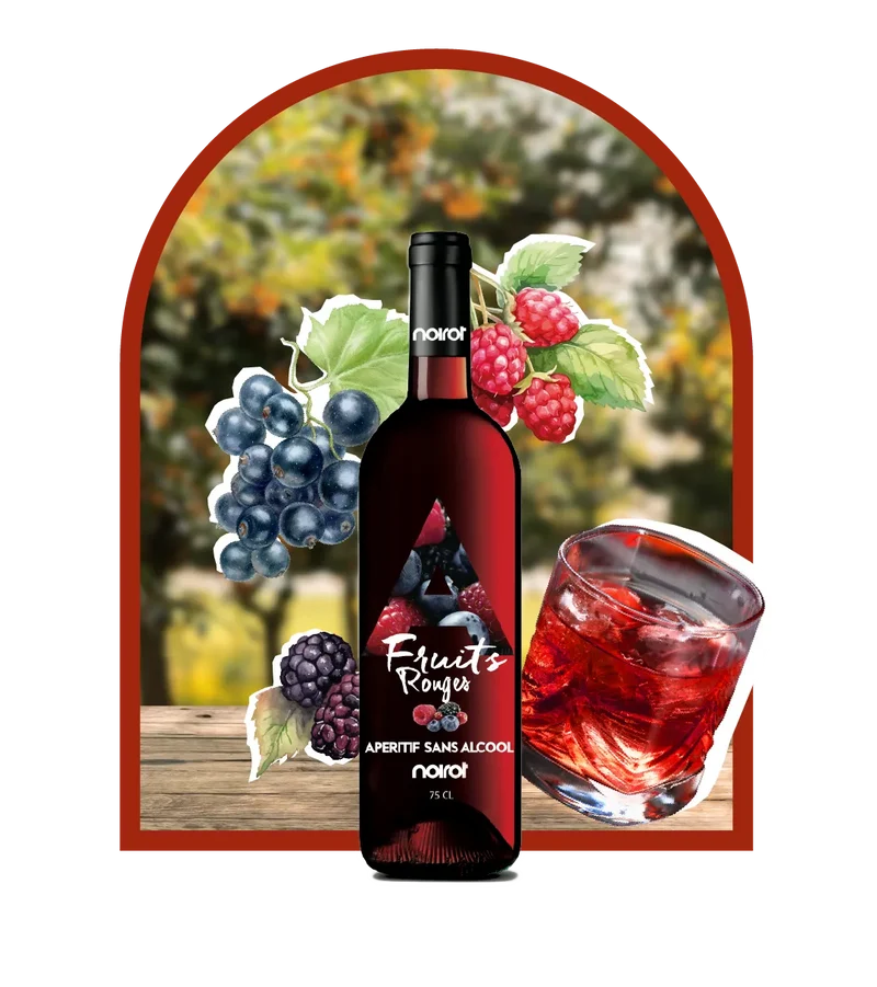 APERITIF SANS ALCOOL FRUITS ROUGES