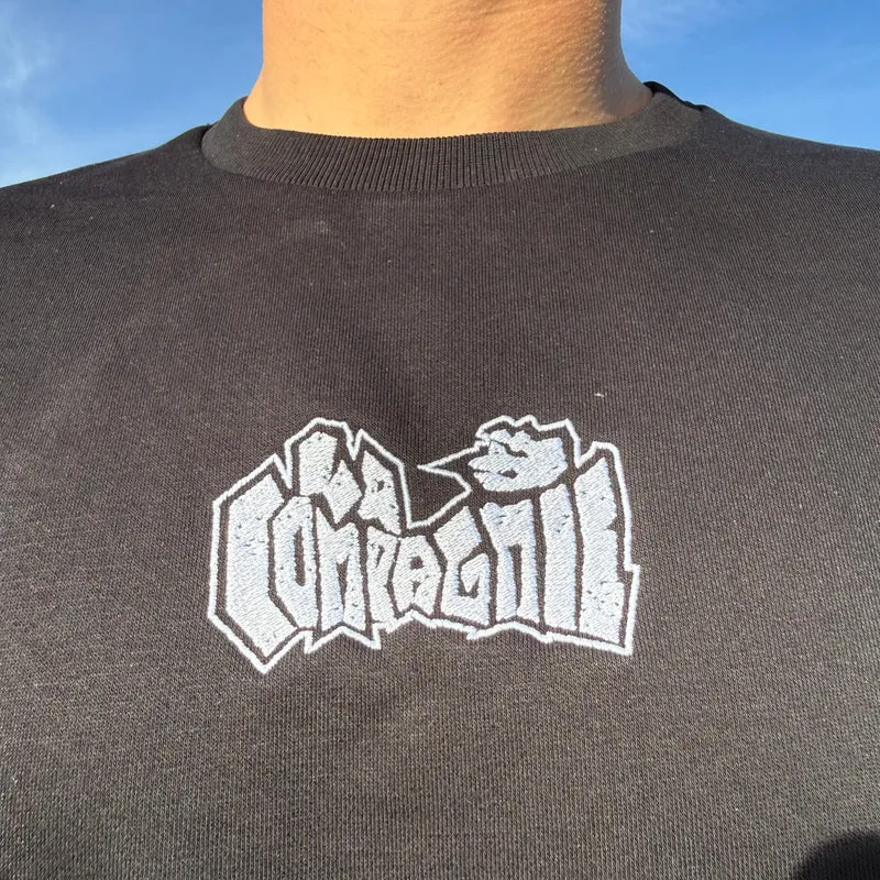 Pull Noir Brodé "BANGER"