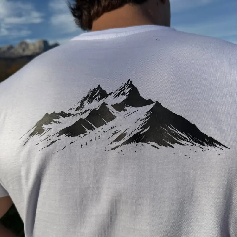 T-shirt Blanc Montagne