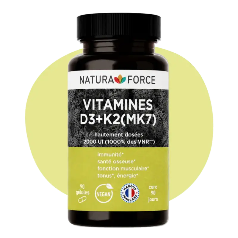 Vitamine D3K2 (MK7) végétale