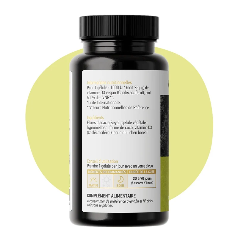 Vitamine D3K2 (MK7) végétale