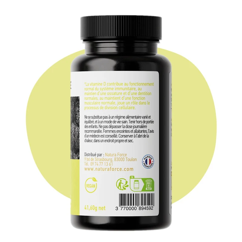 Vitamine D3K2 (MK7) végétale