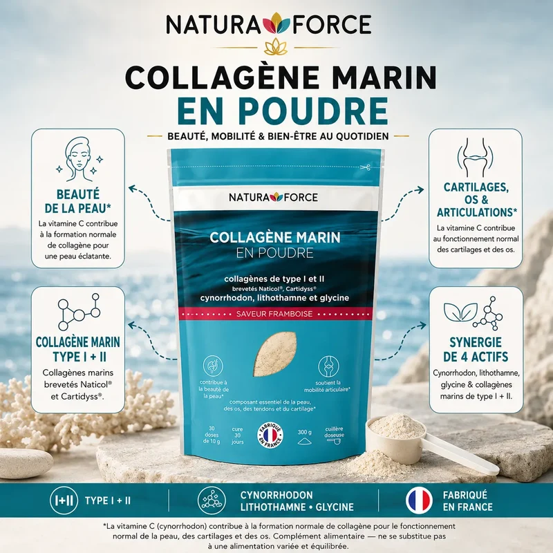 Collagène marin en poudre Naticol® & Cartidyss®