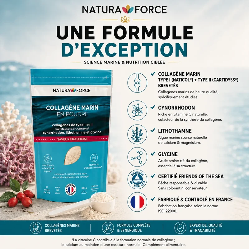 Collagène marin en poudre Naticol® & Cartidyss®