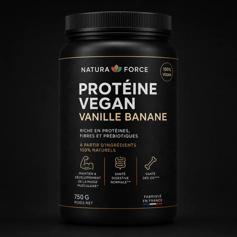 Protéine vegan vanille banane