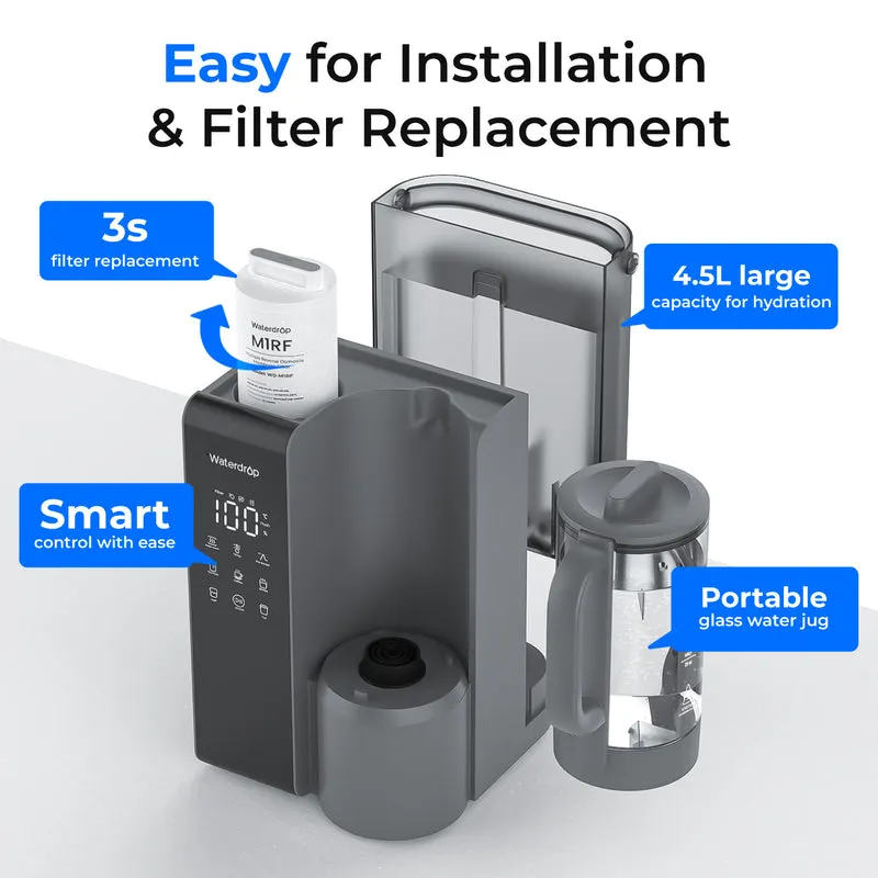 Waterdrop M1 Instant Hot RO Countertop Water Dispenser