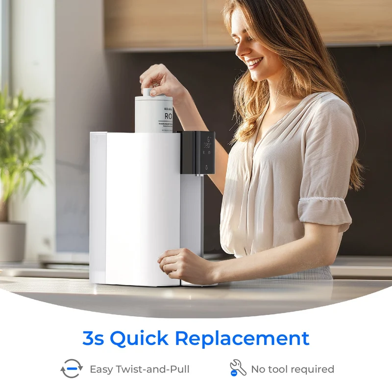 WD-C1RF Filter for Waterdrop C1H Reverse Osmosis System, 2-YEAR COMBO