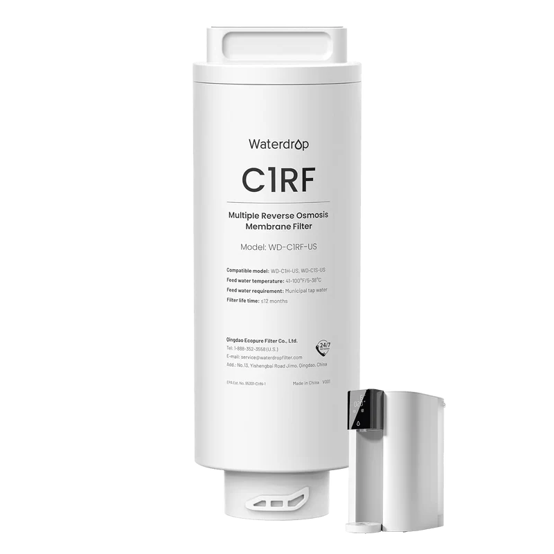 WD-C1RF Filter for Waterdrop C1H Reverse Osmosis System, 2-YEAR COMBO