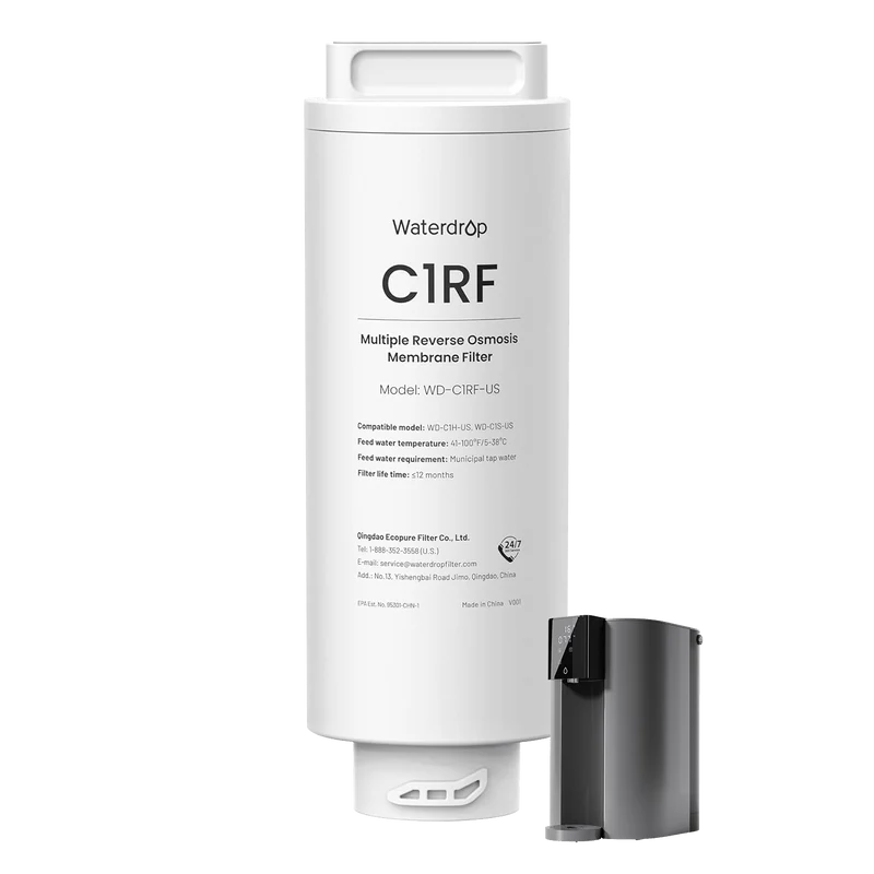 WD-C1RF Filter for Waterdrop C1H Reverse Osmosis System, 2-YEAR COMBO