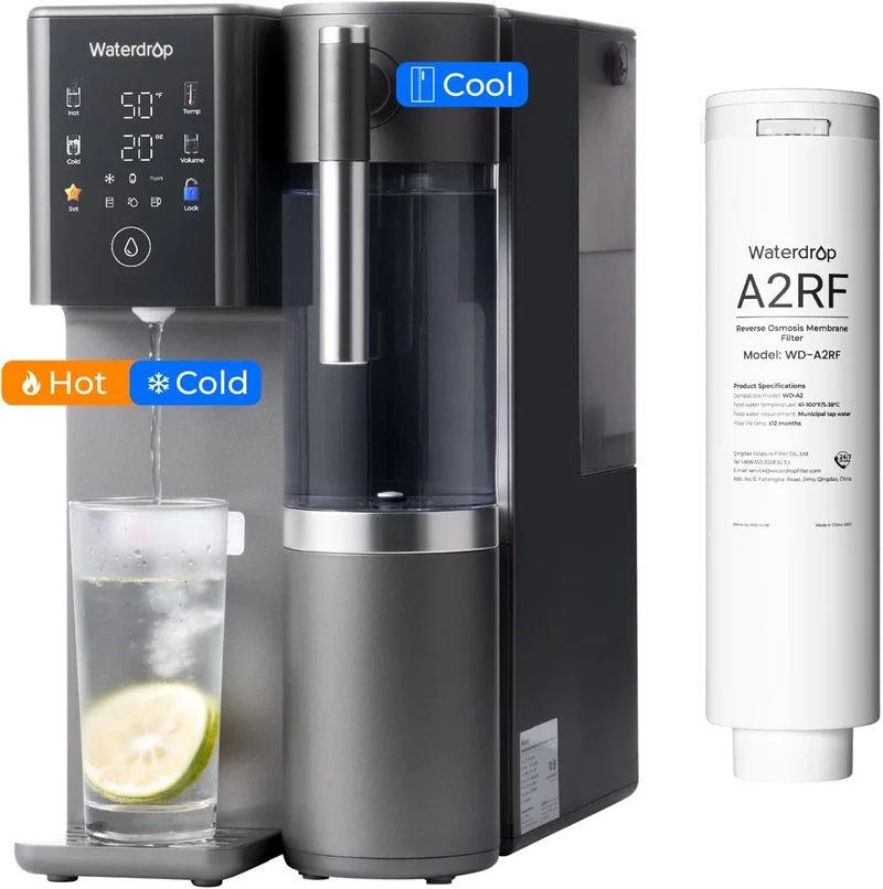 WD-A2RF Filter for Waterdrop A2 Reverse Osmosis System, 2-YEAR COMBO