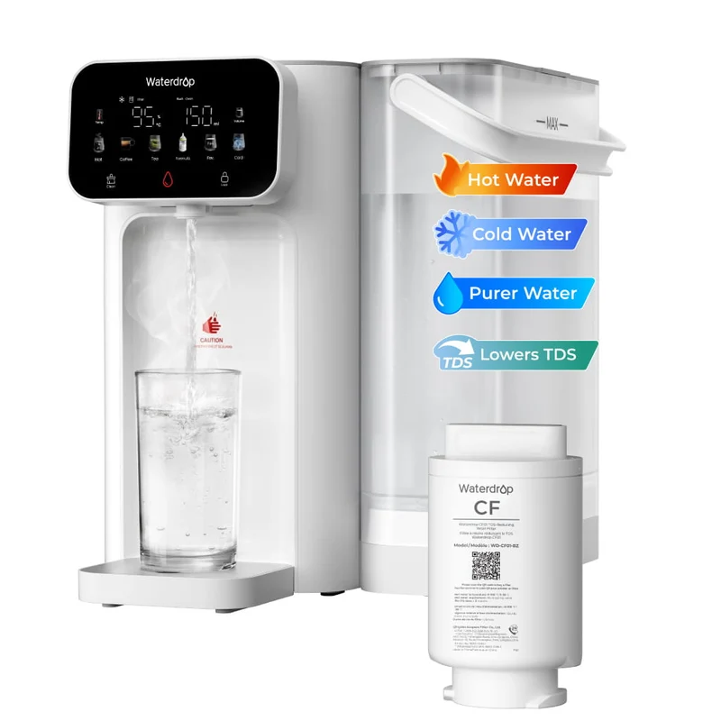 Waterdrop Instant Hot and Cold Countertop Water Filter Dispenser CT01