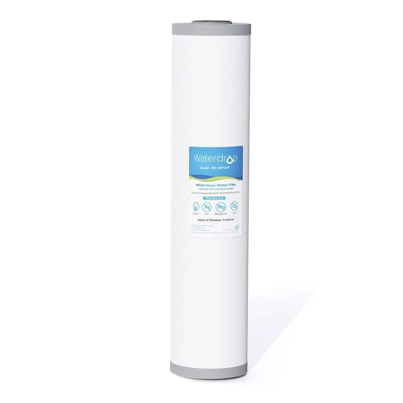 Waterdrop Whole House Water Filter, Reduce Iron & Manganese Filter Cartridge, Replacement for WD-WF20FG