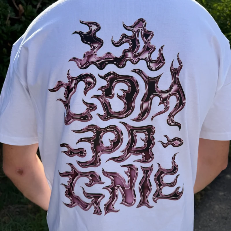 T-shirt Rockstar Rose (White Collection)