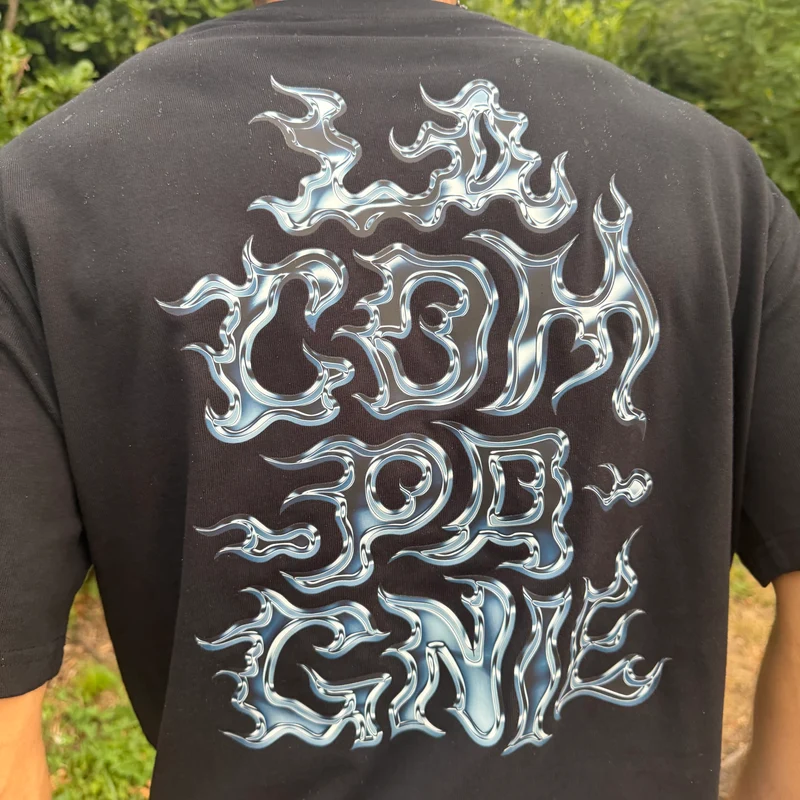 T-shirt Rockstar Bleu