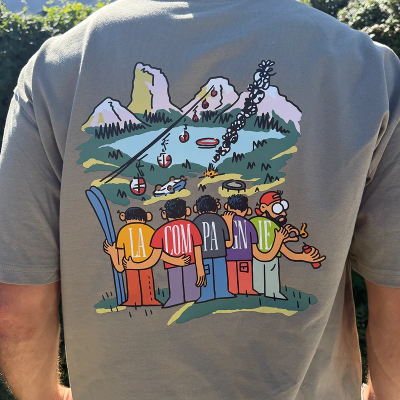 T-shirt "Les Copains" Super Oversize Vert