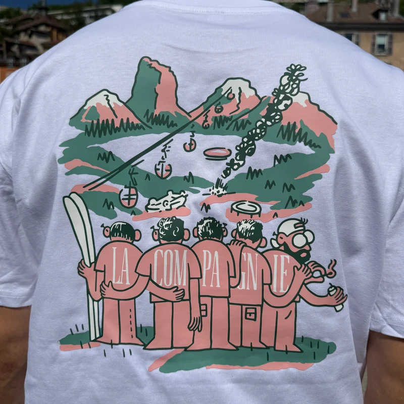 T-shirt "Les Copains" Super Oversize Blanc