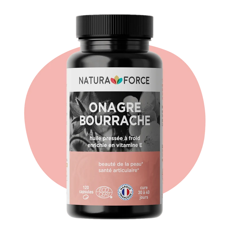 Huile onagre bourrache bio