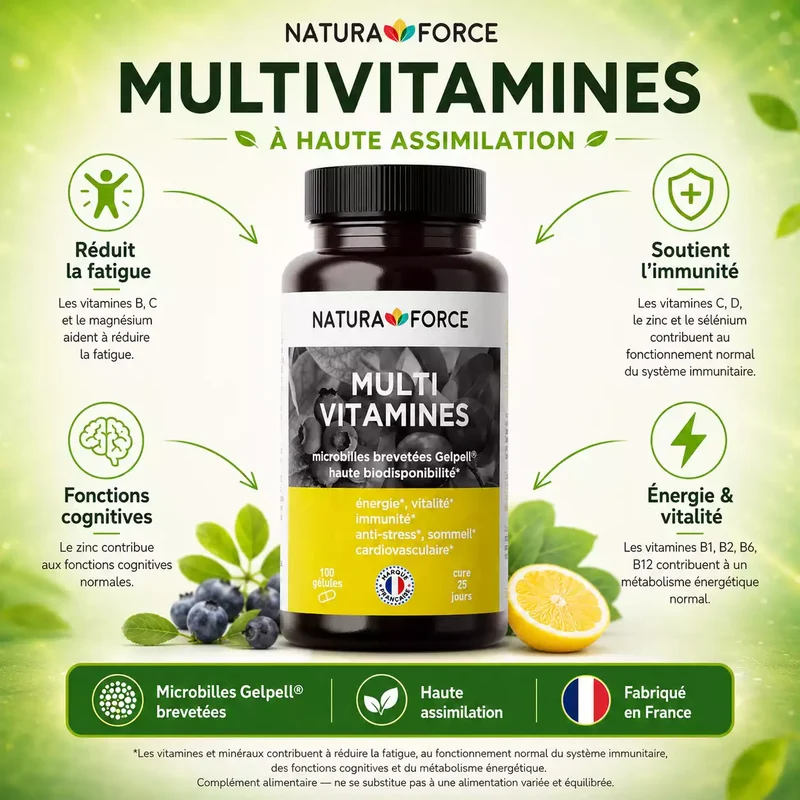 Multivitamines à haute assimilation