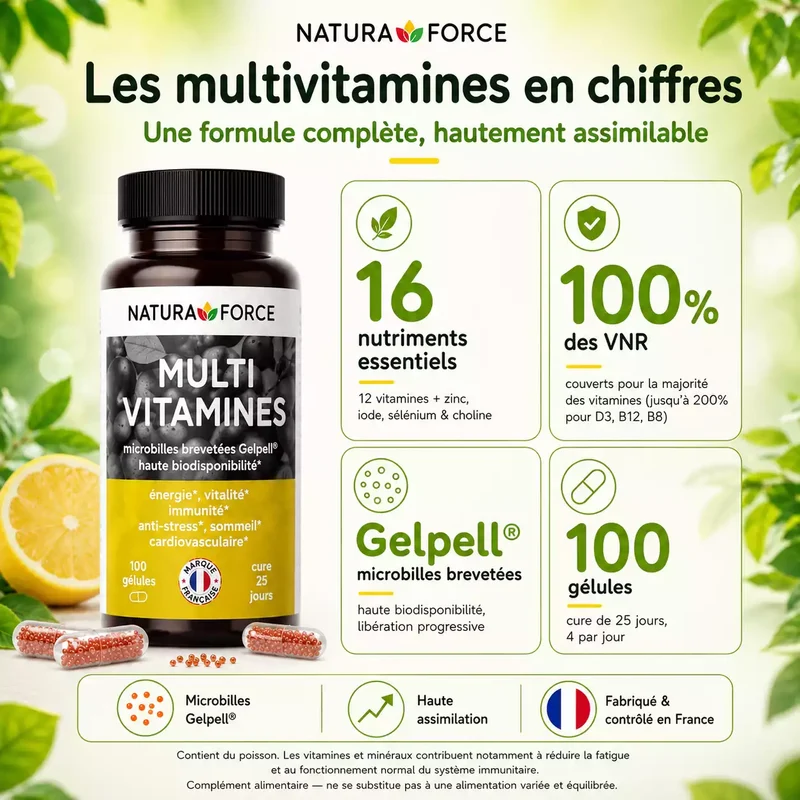 Multivitamines à haute assimilation