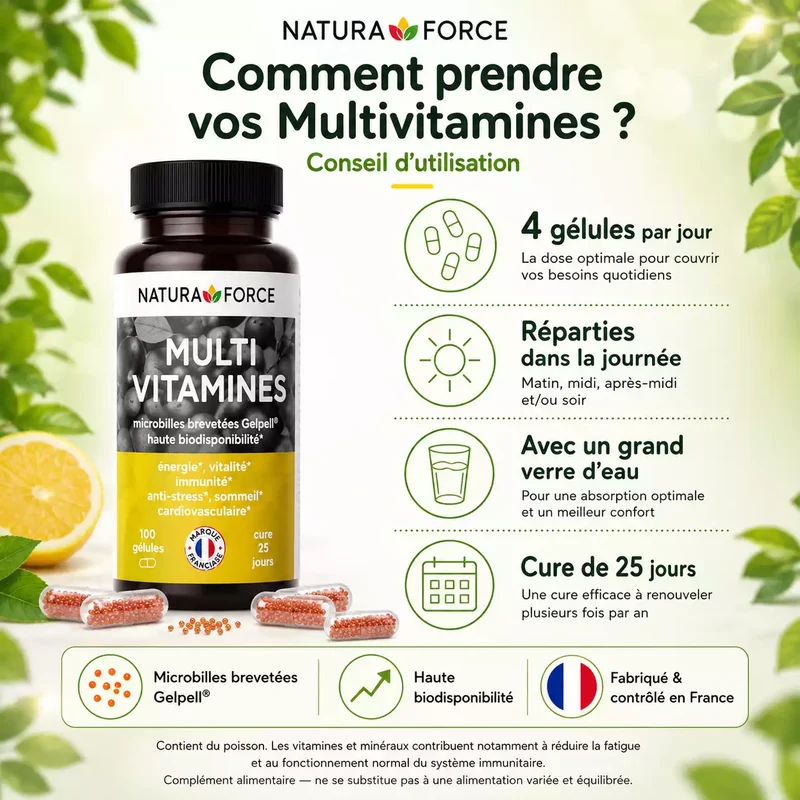 Multivitamines à haute assimilation