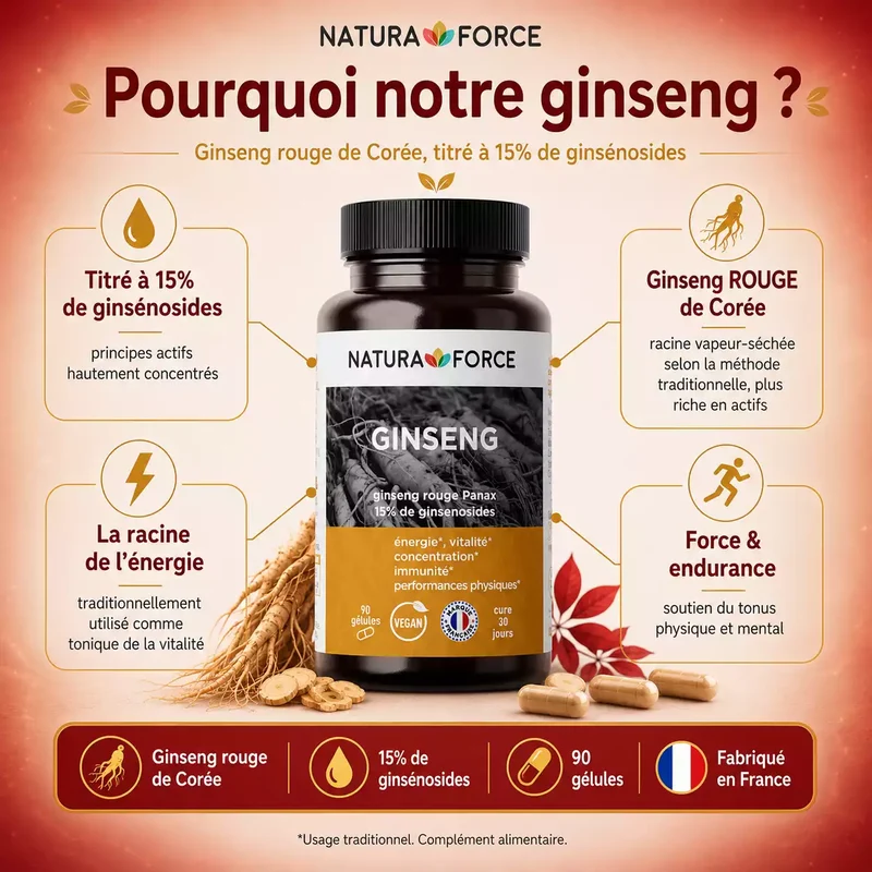 Ginseng rouge de Corée