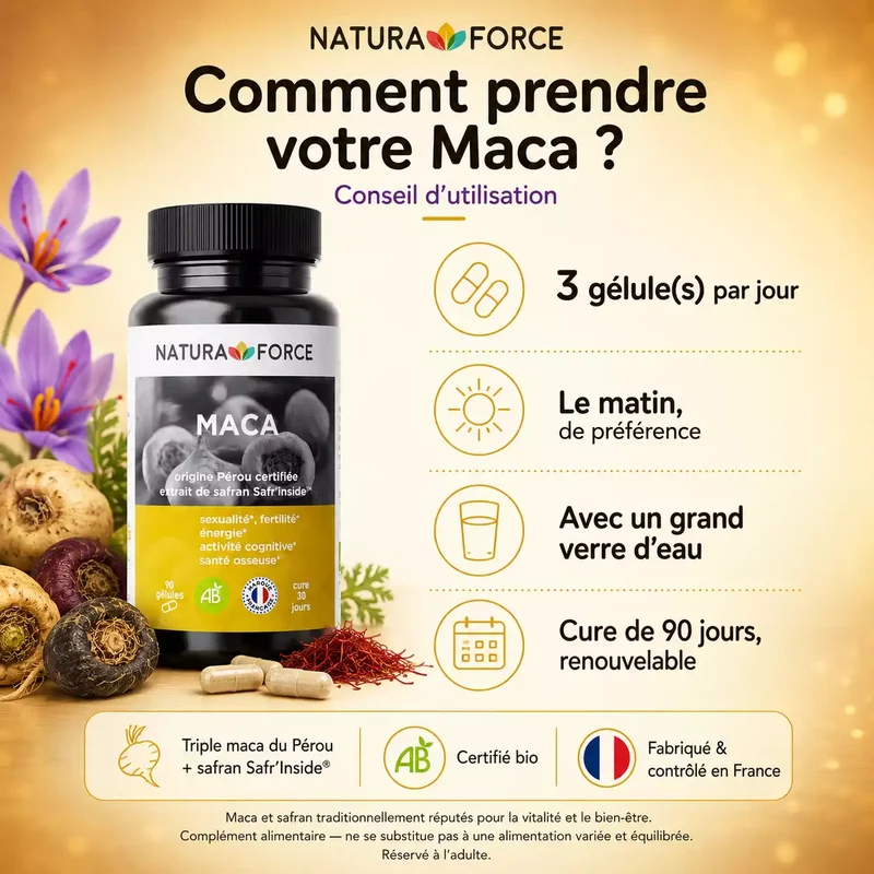 Maca bio du Pérou
