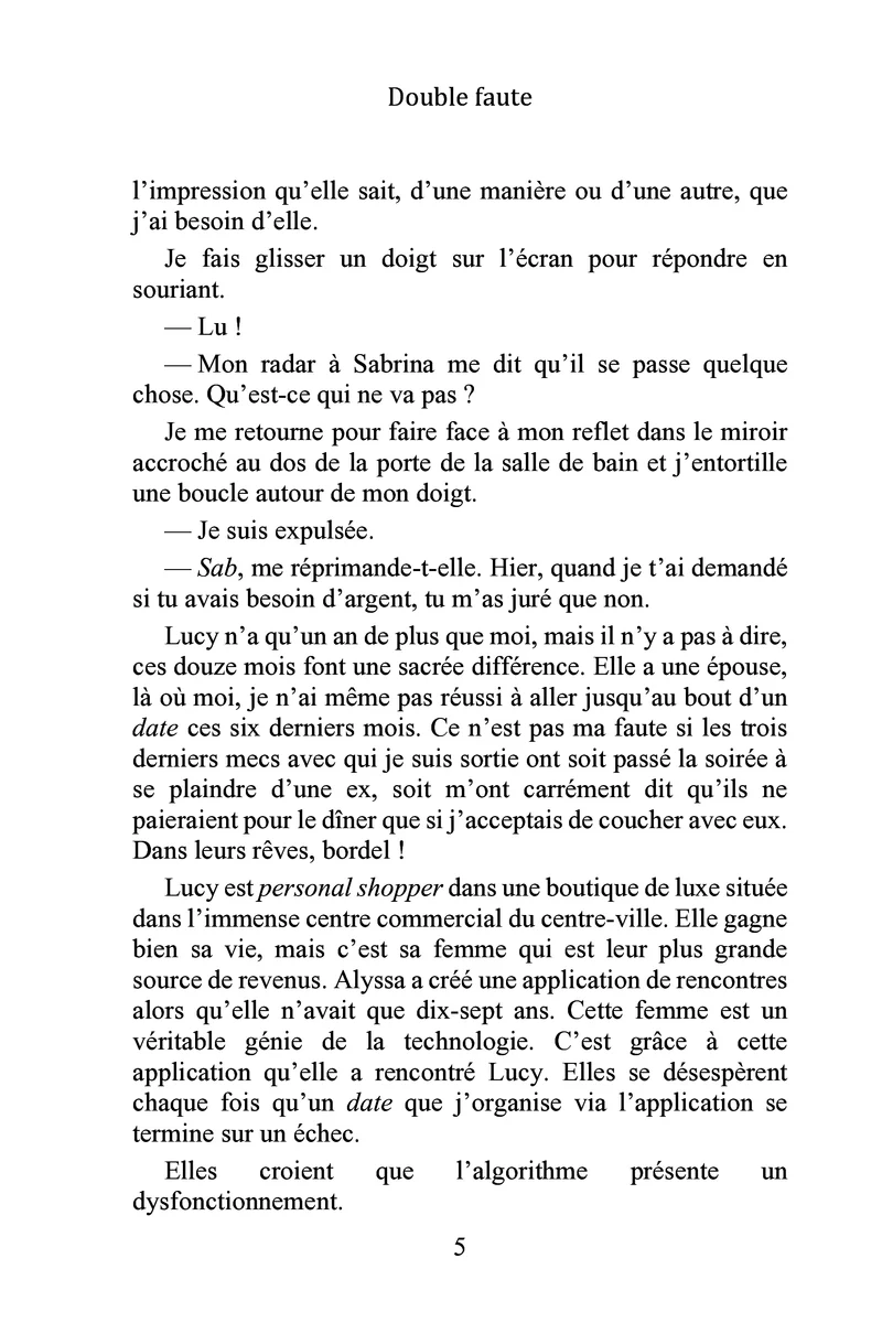 Double faute