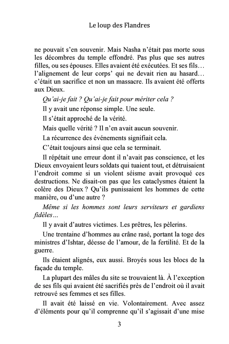 Le loup des Flandres