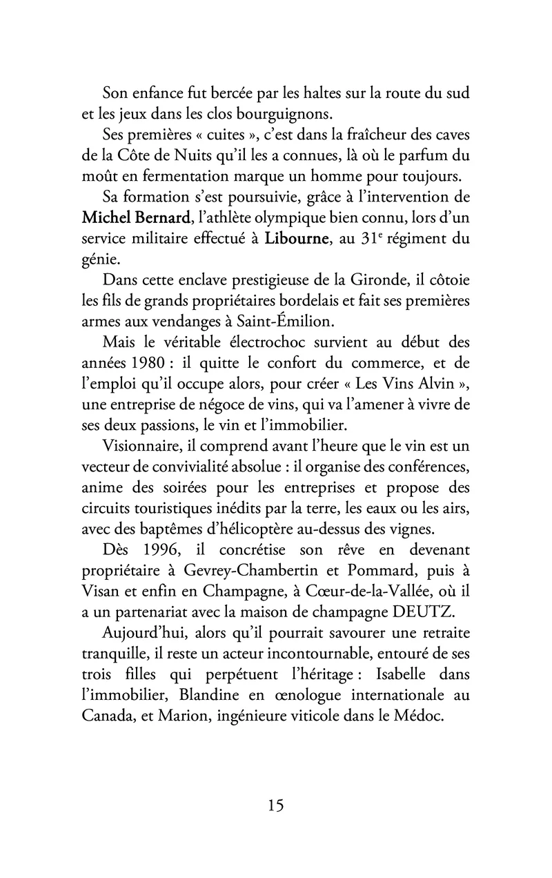 Vin sacré, sacré vin