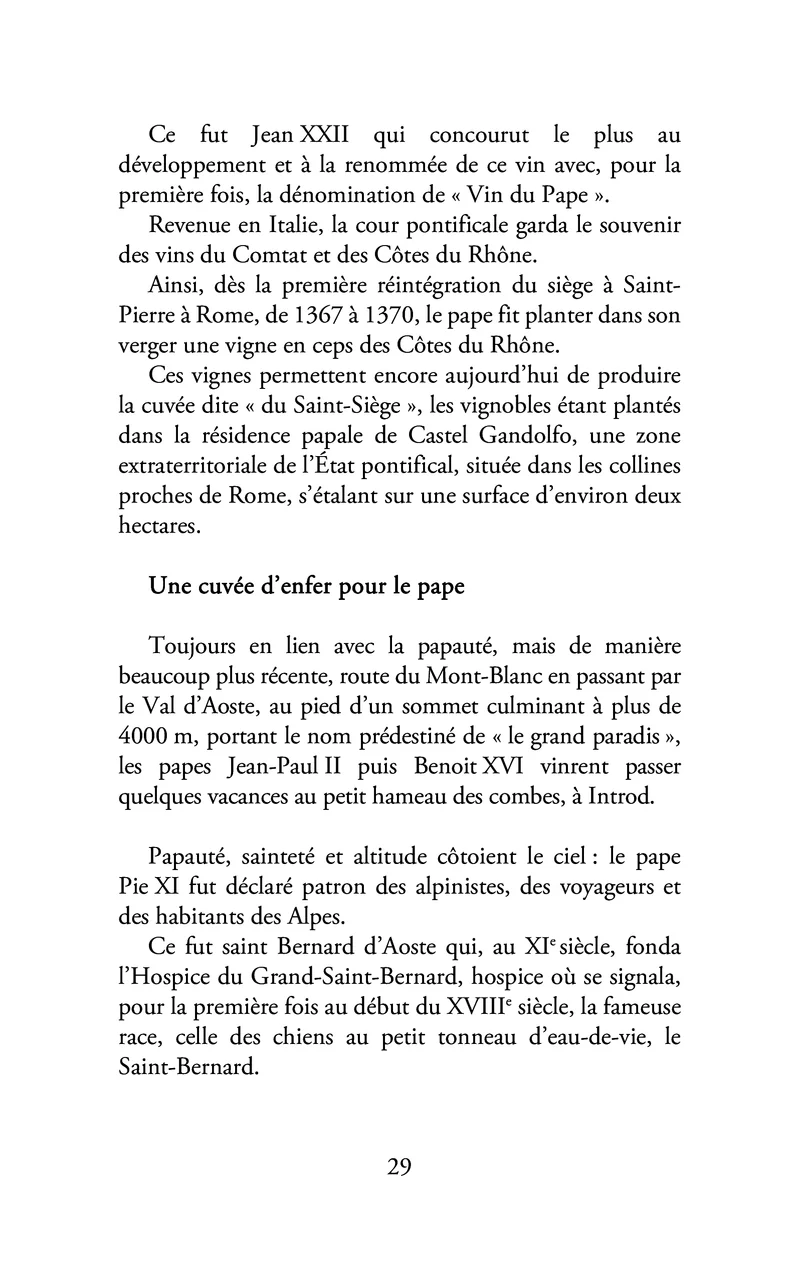 Vin sacré, sacré vin
