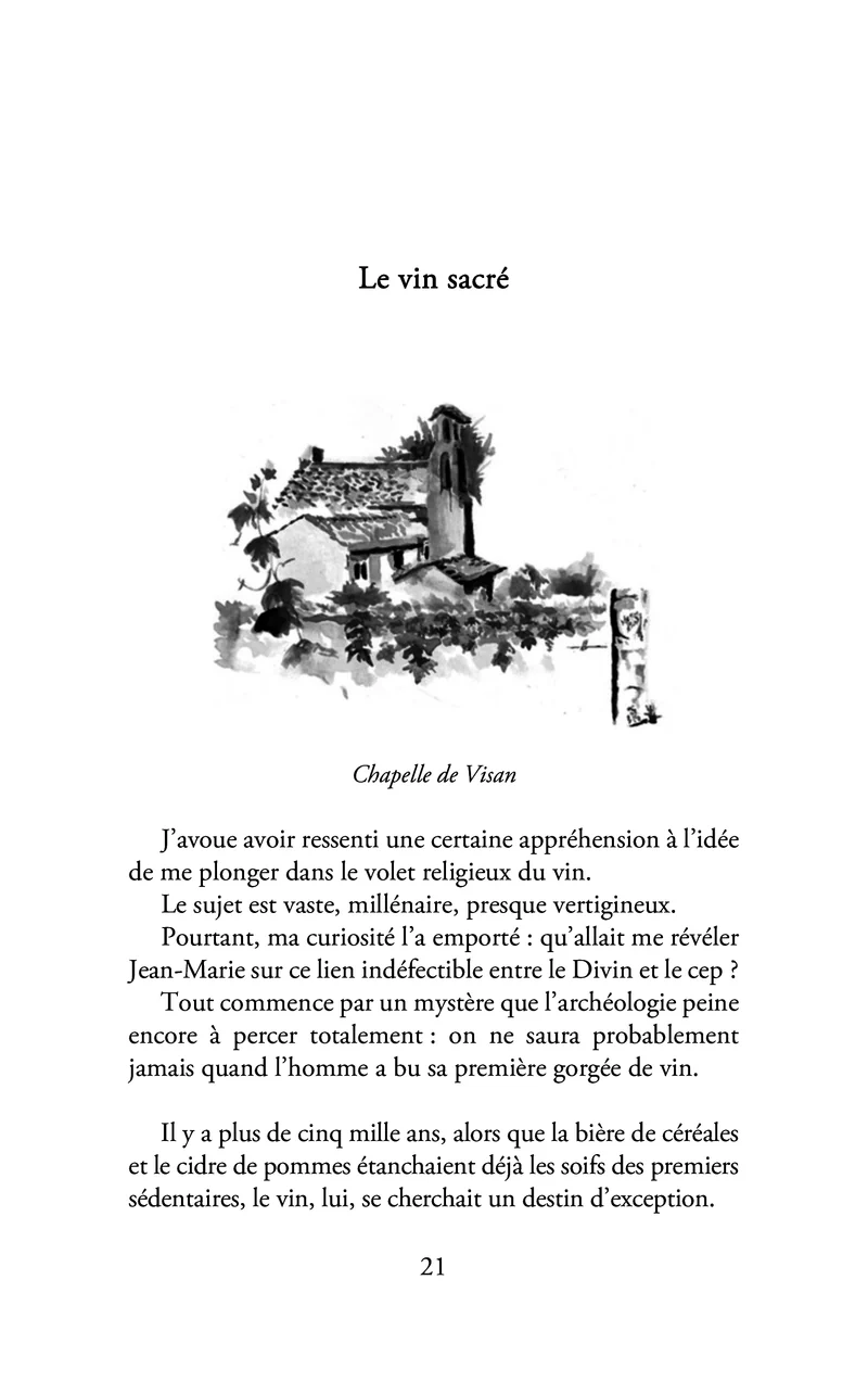 Vin sacré, sacré vin