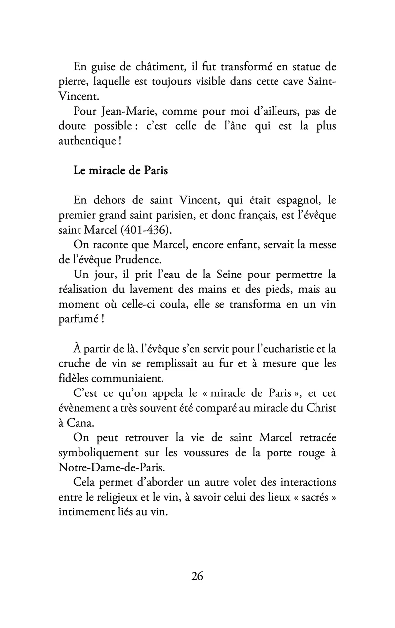 Vin sacré, sacré vin