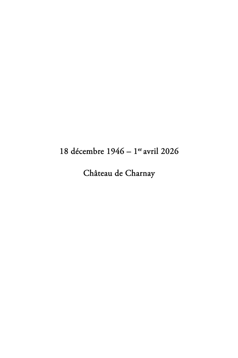 Mémoires de l'enfant de l'Amour