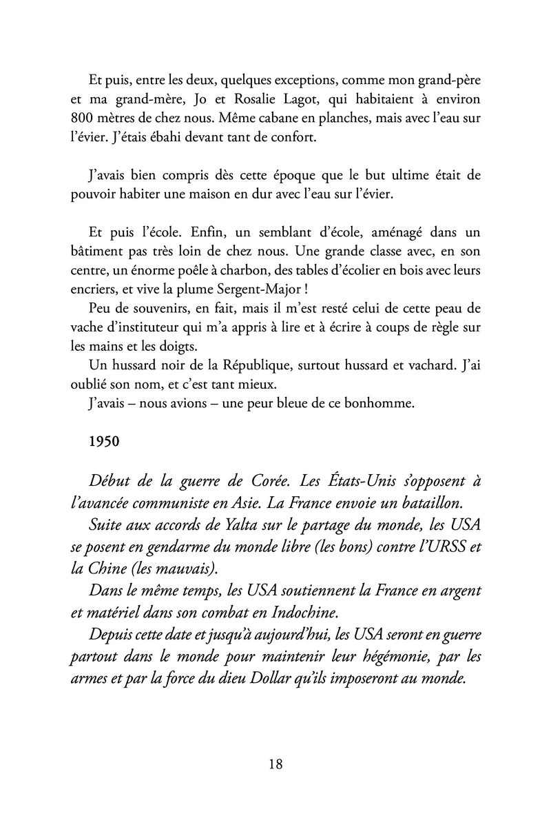 Mémoires de l'enfant de l'Amour