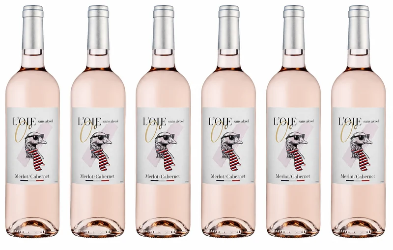 L'Oie sans alcool 0° rosé X 6