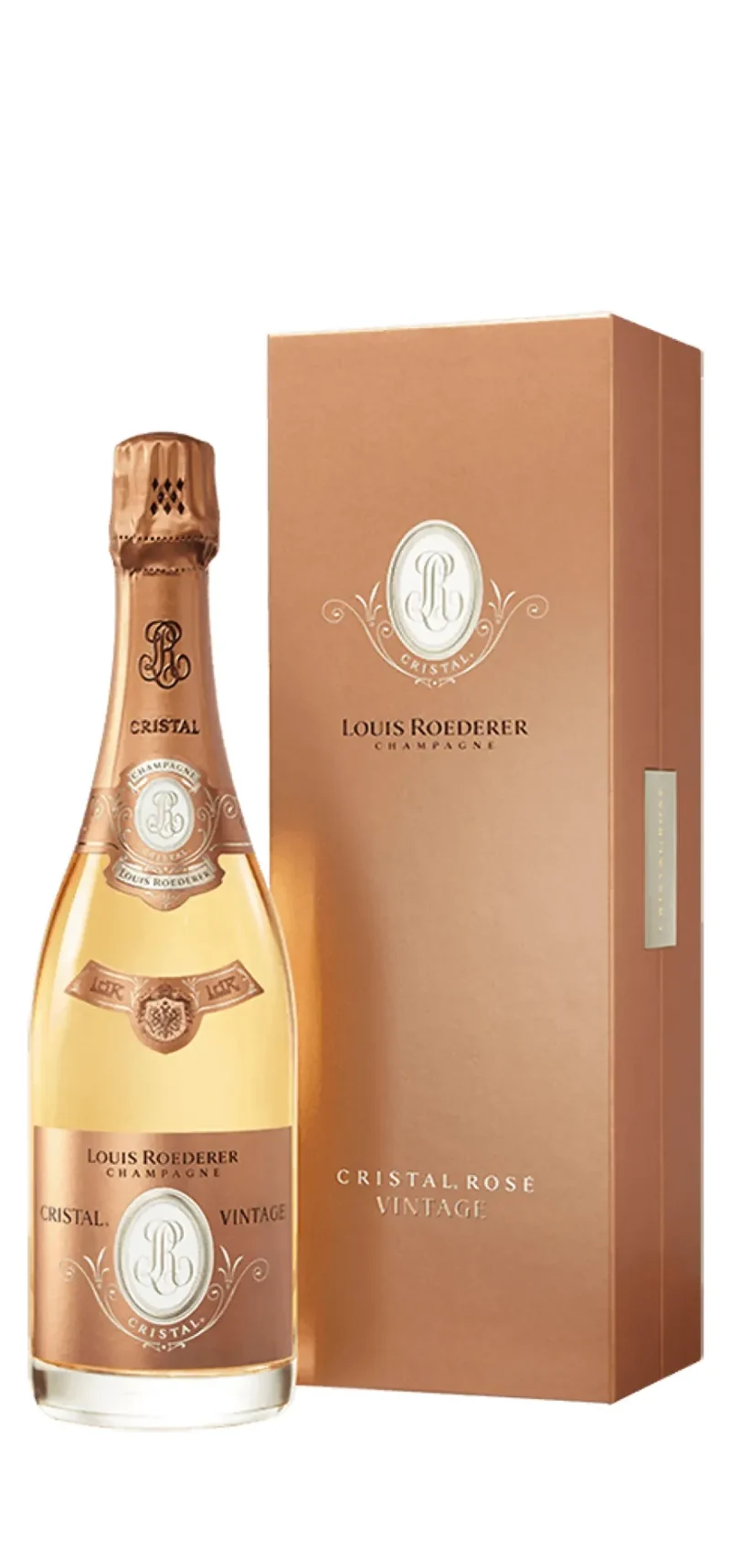 Champagne Louis Roederer - Cristal & étui - AOP Champagne - Rosé - 2014