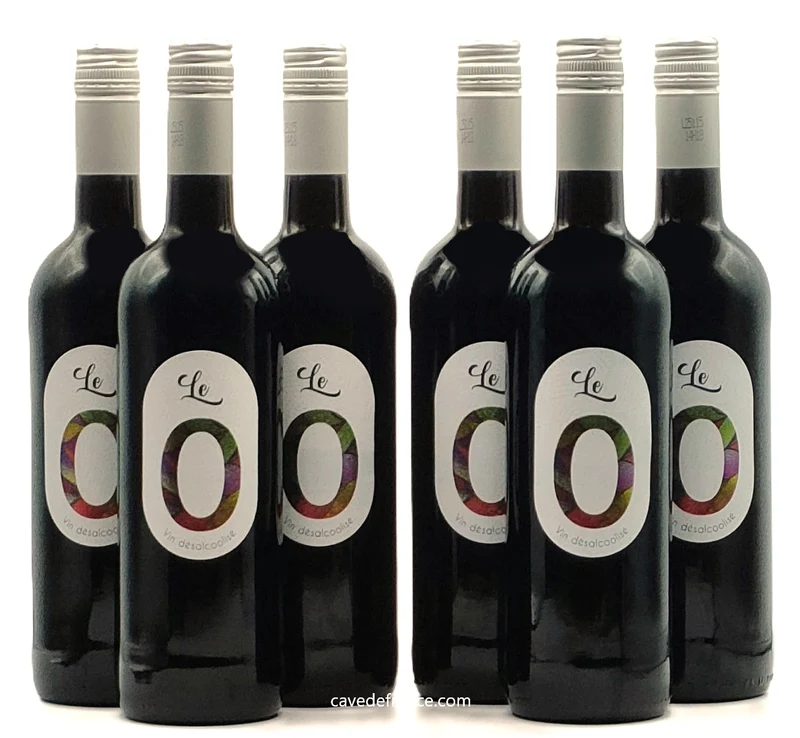 Le 0 (zéro) rouge sans alcool X 6