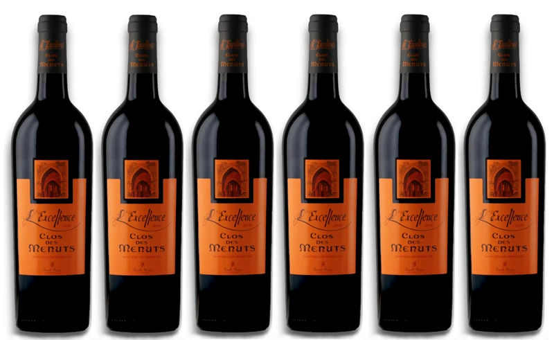 Saint Emilion Grand Cru - Clos des Menuts Excellence X 6