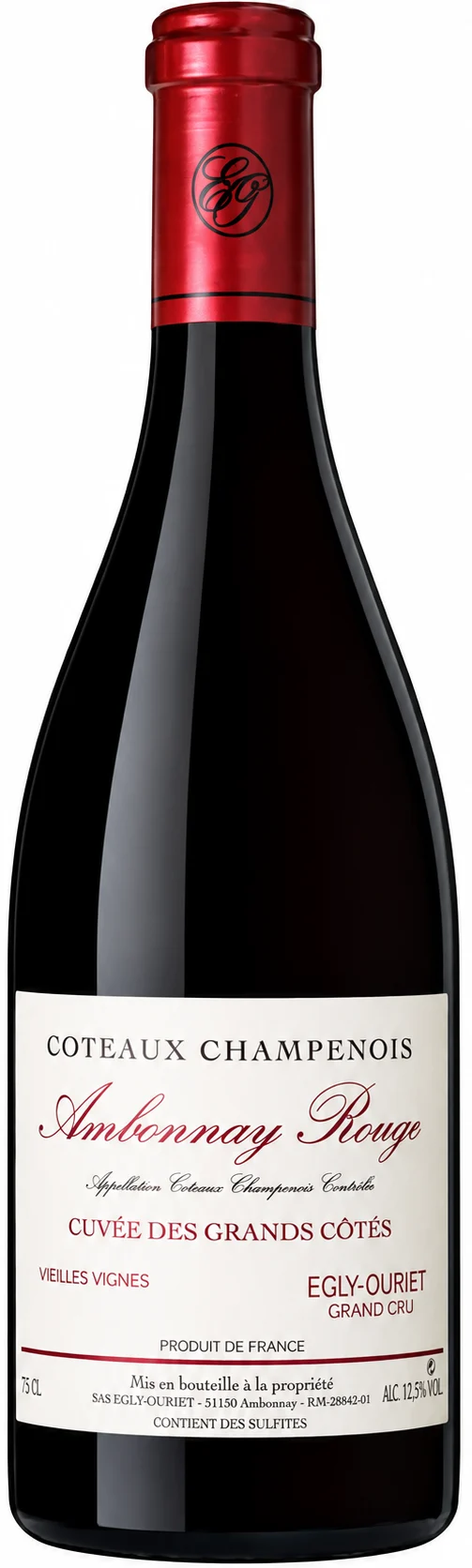 Magnum Coteaux Champenois Ambonnay rouge Cuvée des Grands Côtés Vieilles Vignes - 2019 - Champagne Egly-Ouriet