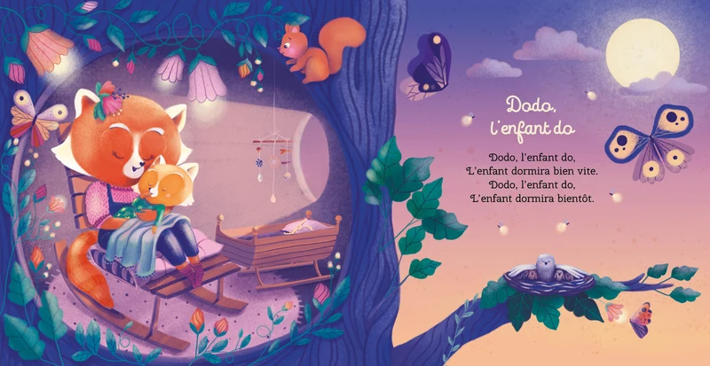 Mes berceuses et comptines pour faire dodo - livre avec boîtier sonore