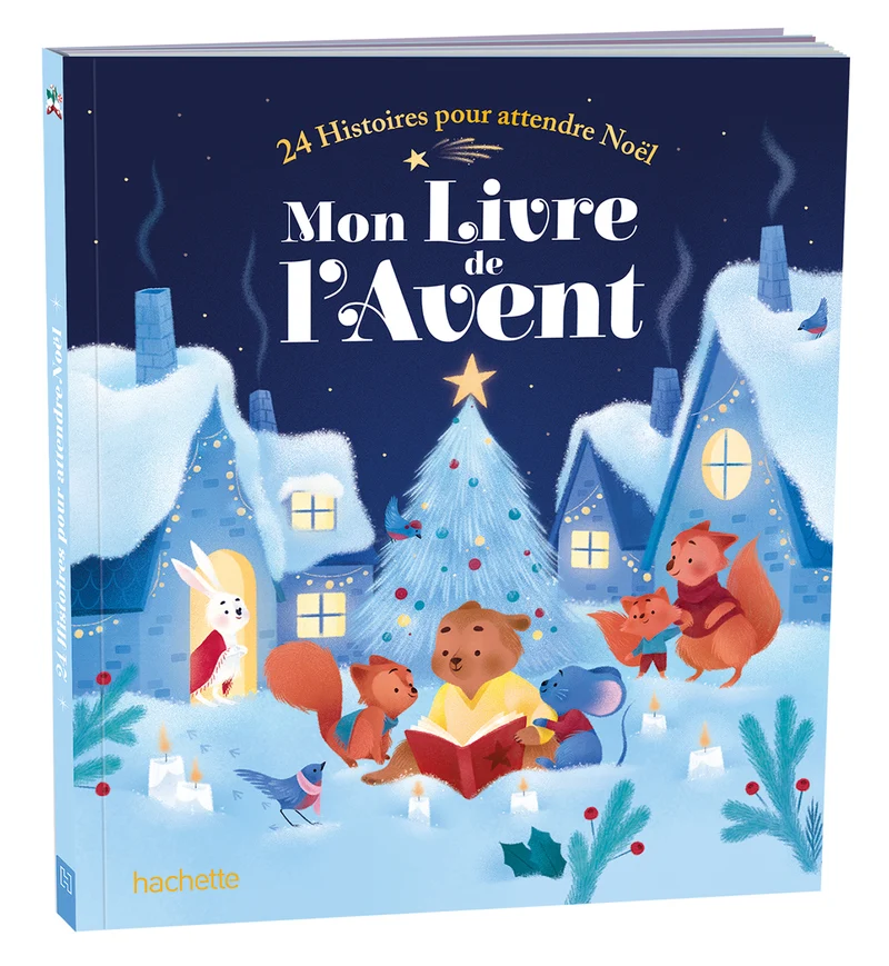 Mon coffret de l'Avent - 24 histoires pour attendre Noël - coffret avec lampe