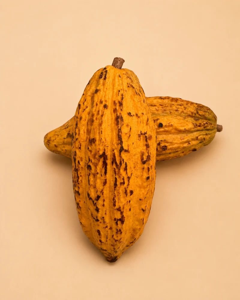 Cabosse de cacao Forastero de Guadeloupe