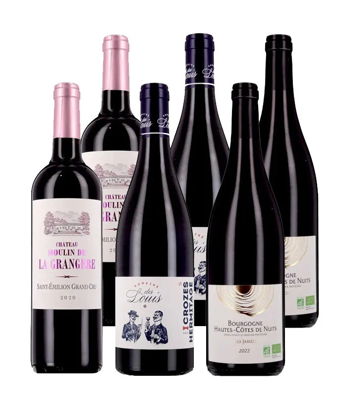 3 rouges pour grands experts - 6 bouteilles