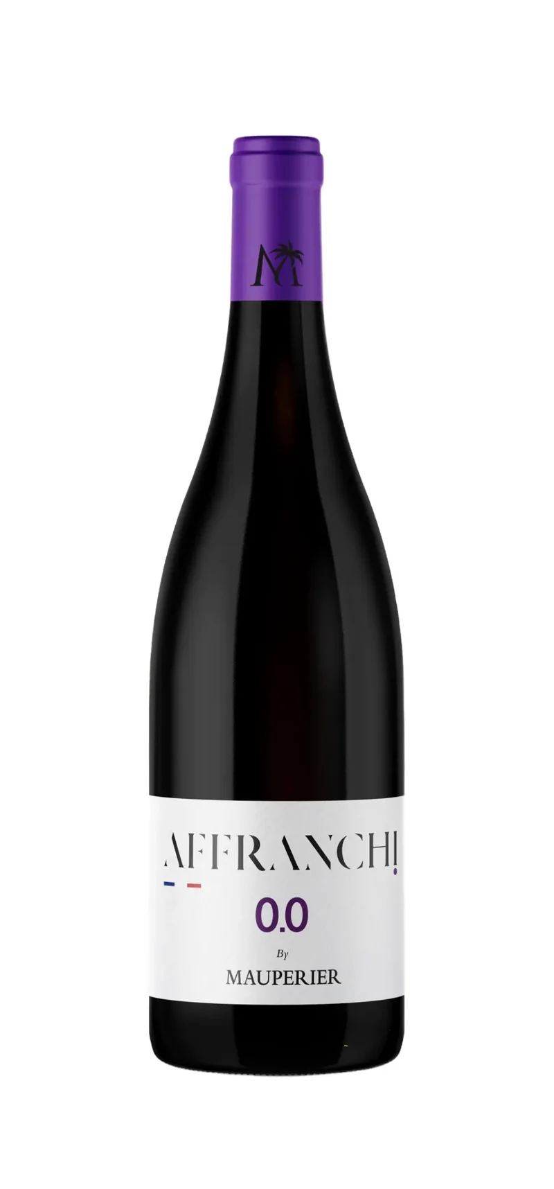 Mauperier - Affranchi 0.0 - Vin rouge sans alcool (100% Merlot) - Rouge