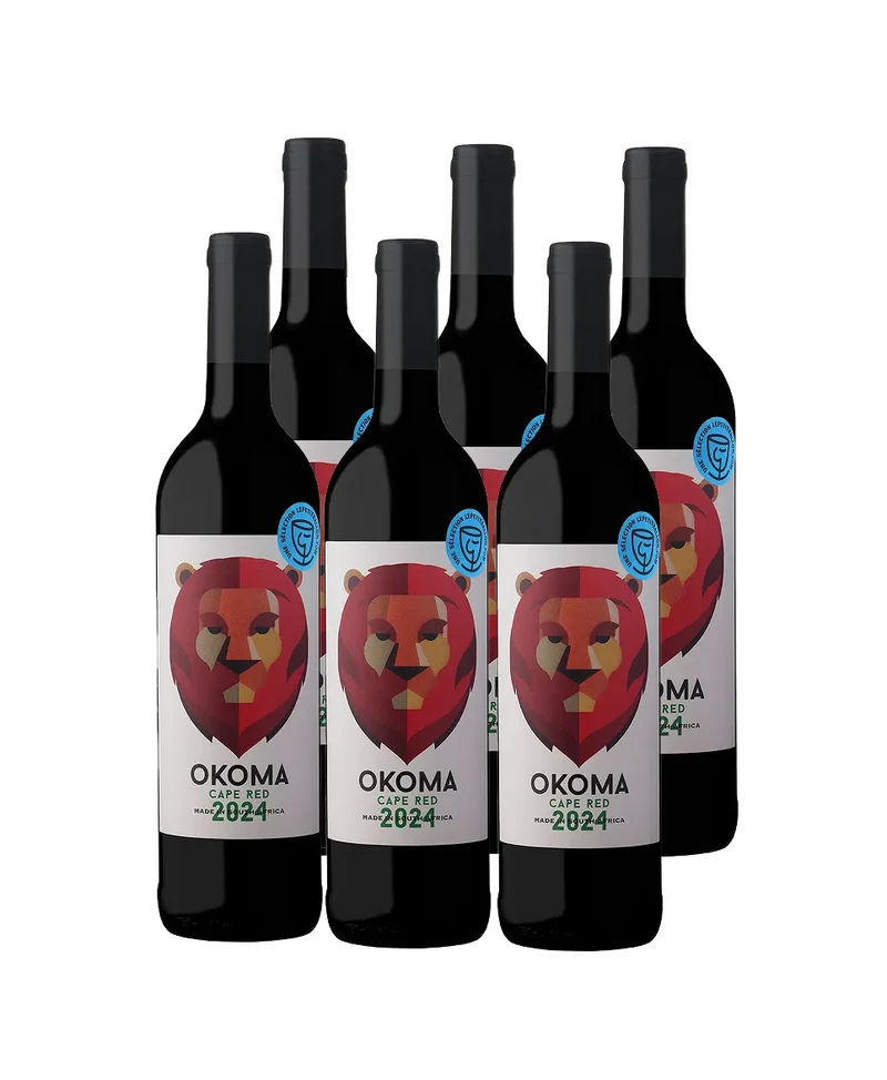 Marianne Wine Farm - Okoma - Le best-seller du Petit Ballon - 6 bouteilles - WO Western Cape - Rouge - 2024